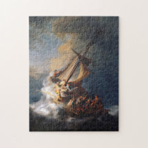 Rembrandt Storm Zee van het Schilderen van Galilea