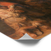 Rembrandt - Terugkeer van de prodigal Son Poster (Hoek)