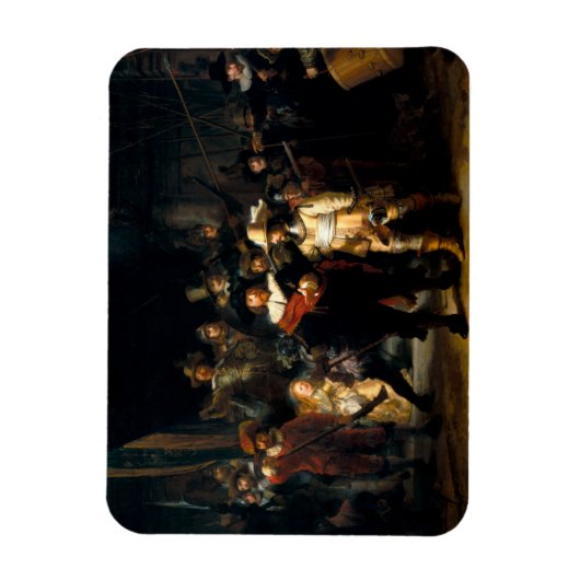 Rembrandt The Night Watch Magneet (Verticaal)