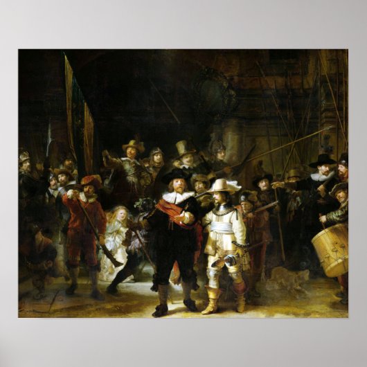 Rembrandt The Nightwatch Poster (Voorkant)