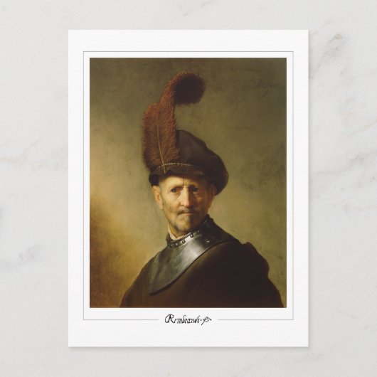 Rembrandt van Rijn #5 - Fine Art Briefkaart (Voorkant)