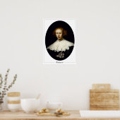 Rembrandt van Rijn Zedign Art Poster #252 (Keuken)