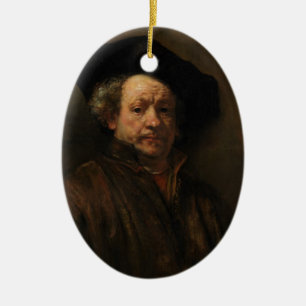 Rembrandt van Rijn's Self Portrait Fine Art Keramisch Ornament