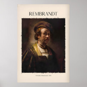 Rembrandt Zelfportret 650 Nederlandse Meester Schi Poster