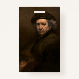 Rembrandt Zelfportret: Nederlandse Gouden Eeuw sch Badge