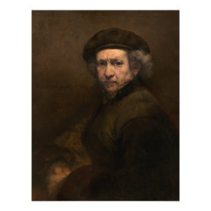 Rembrandt Zelfportret: Nederlandse Gouden Eeuw sch Foto Afdruk