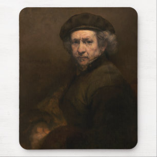 Rembrandt Zelfportret: Nederlandse Gouden Eeuw sch Muismat