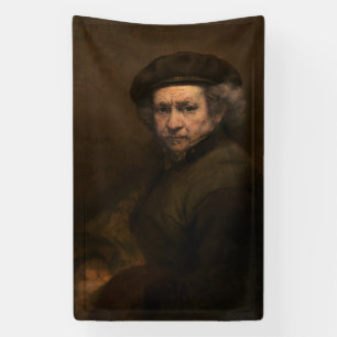 Rembrandt Zelfportret: Nederlandse Gouden Eeuw sch Spandoek