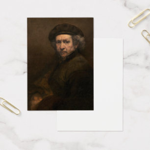 Rembrandt Zelfportret: Nederlandse Gouden Eeuw sch Visitekaartje