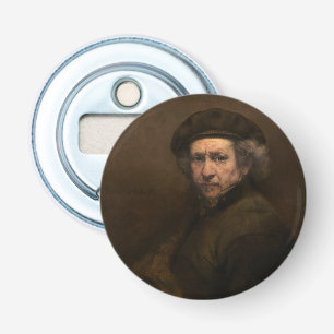 Rembrandt Zelfportret: Schilder van de Nederlandse Button Flesopener