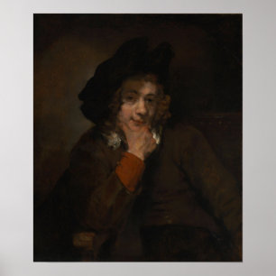 Rembrandt - Zoon van kunstenaar Titus 1660 Poster