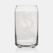 Rembrandts standaardbierblikje blikvorm glas (Achterkant)