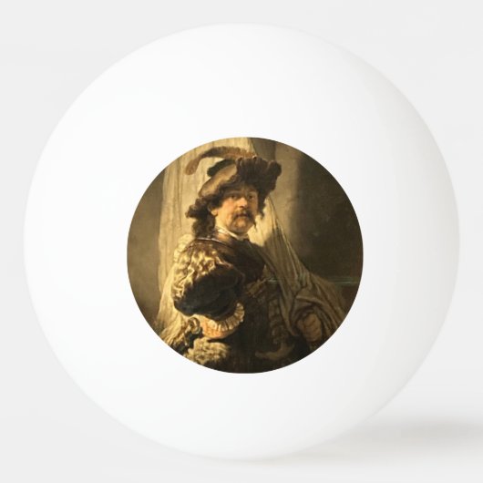 Rembrandts standaarddrager Ping Pong Ball (Voorkant)