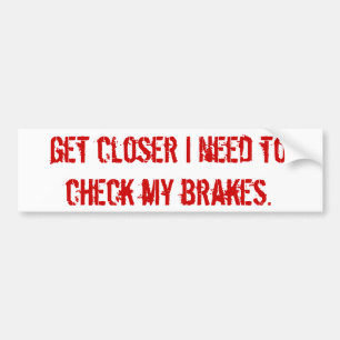 remcontrole bumpersticker