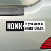 Remcontrole Bumpersticker (Op auto)