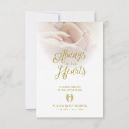 Remember Little Angel Beloved Ones Passed Away Notitiekaartje