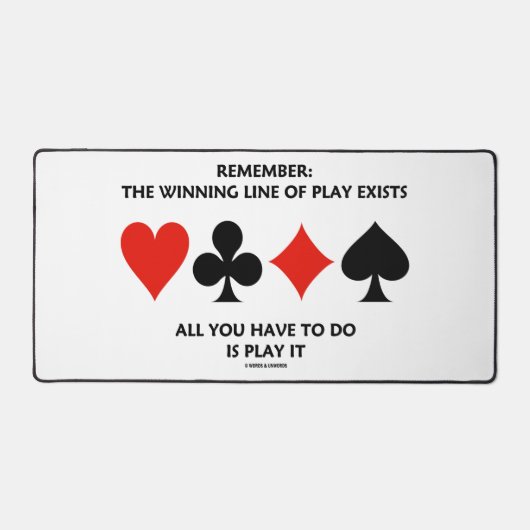 Remember : The Winning Line Of Play Exists Bridge (Recto)