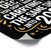 Remember To Op Before Midnight Funny New Year Tee  Poster (Hoek)