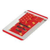 Remember: Wash Your Hands Refrigerator  Magneet (Linkerzijde)