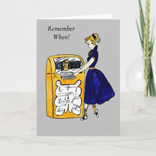Remember When Card for Senior in Nursing Home Kaart (Voorkant)