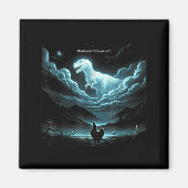 Remember Who You Are Chicken, Funny Evolution Joke Magneet (Voorkant)