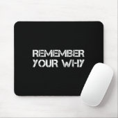 Remember Your Why  Muismat (Met muis)