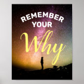 Remember Your Why Poster (Voorkant)
