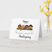 REMERCIANT POUR *VOUS* À LA CARTE DE THANKSGIVING (Fleur jaune)