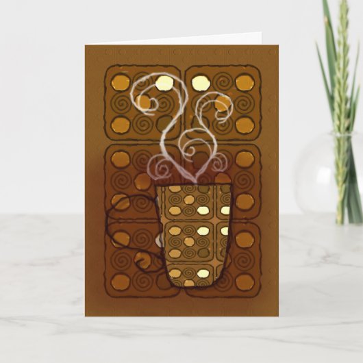 Remercie un Latte vous remercient carte de voeux (Devant)