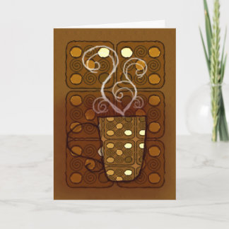 Remercie un Latte vous remercient carte de voeux