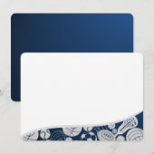 Remerciement carte plate Combo Sports (Devant / Derrière)