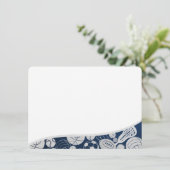 Remerciement carte plate Combo Sports (Debout devant)