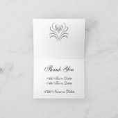 Remerciement - Cartes d'invitation assorties (Intérieur)