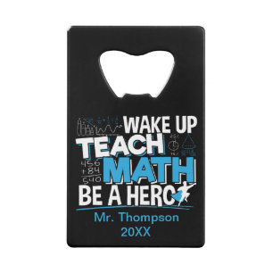 Remerciement pour un professeur de mathématiques -