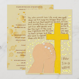 Remerciements 1 Pierre 3:10–12 Carte de l'Écriture — Cherchez la