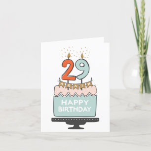 Remerciements 29 Carte d'anniversaire de nouveau