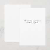 Remerciements 3,5 po x 5 po - Carte de devis (Devant / Derrière)