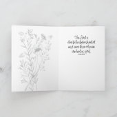 Remerciements 5 x 7 Carte de Sympathie pliée (Intérieur)