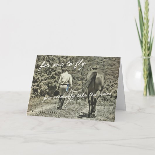 Remerciements À LA Carte de voeux SHOW (Devant)