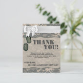 Remerciements ACU PLATE Camo uniforme Camo d'ARMÉE du carte de (Debout devant)