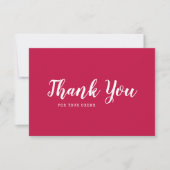 Remerciements Ajouter un script de logo et un Carte de remerciem (Devant)