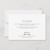 Remerciements Ajouter un script de logo et un Carte de remerciem (Dos)