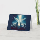 Remerciements Anges de Noël Carte de Noël (Devant)