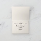 Remerciements Appréciation de l'enseignant Mot Cloud Carte de re (Intérieur)