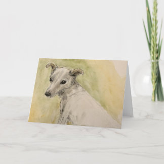 Remerciements Aquarelle de Chihuahua sur carte de vœux