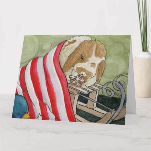 Remerciements Aventures de noix de coco : Carte de décembre 8,5" (Devant)