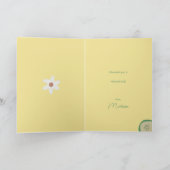 Remerciements Ayez une carte de voeux d'anniversaire pour femme  (Intérieur)