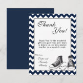 Remerciements baskets adolescents Chevron du carte de (Devant / Derrière)