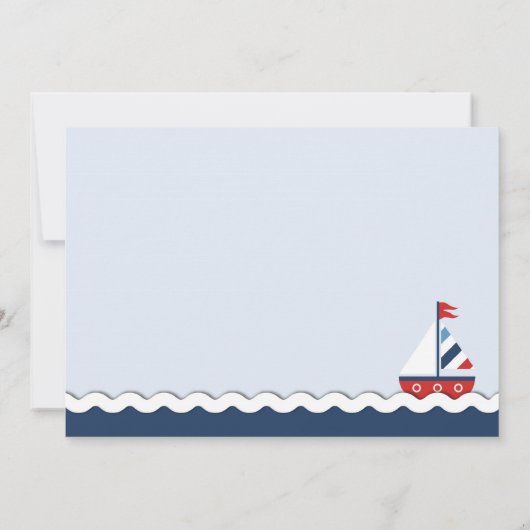 Remerciements Bateaux oh ! Carte 2 de TY (Dos)