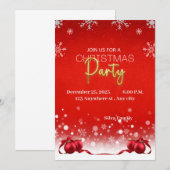 Remerciements Belle carte de Noël (Devant / Derrière)